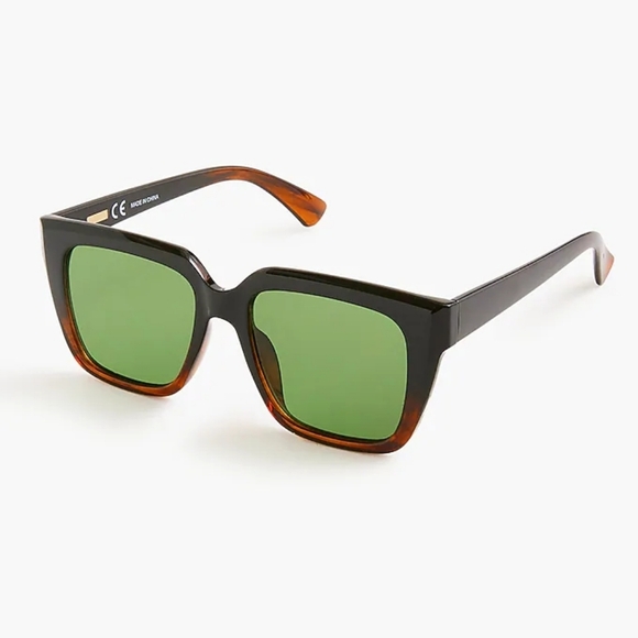 J.Crew UV Protective D Frame Sunglasses, Black - Picture 1 of 6